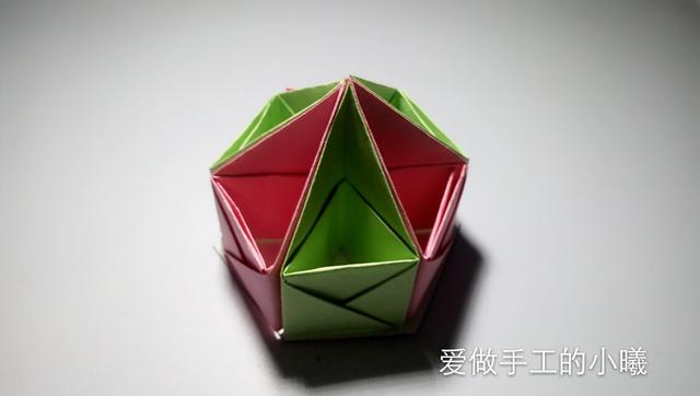 折纸收纳盒我学了一个小时才会折（听说最实用的收纳盒折纸都在这里）(14)