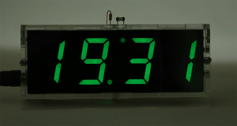 emc易倍体育手动制作电子时钟（DIY一款时尚好玩的电子码数时钟）(图9)