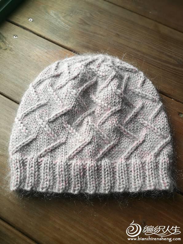 毛线帽单层（实用大方的粗针织毛线帽）(3)