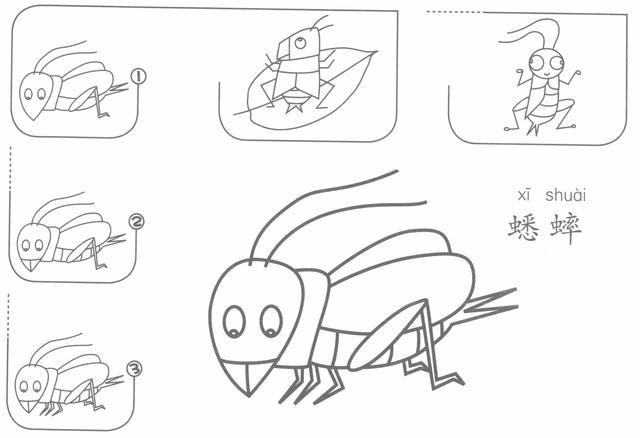 儿童画画教程4岁简笔画青蛙（智慧育儿常见动物简笔画）(2)