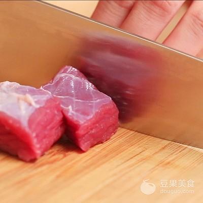 炒油菜红烧牛肉（家常红烧牛肉迷迭香）(2)