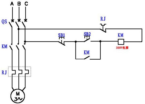 380v交流接触器接线方法图解（220V的接触器改为380V接触器接线方法）