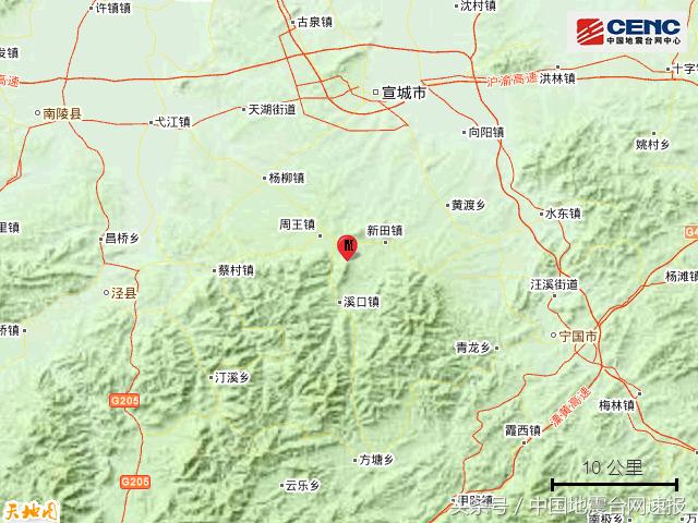 宣城发生过地震吗（安徽宣城市宣州区发生2.7级地震）(2)