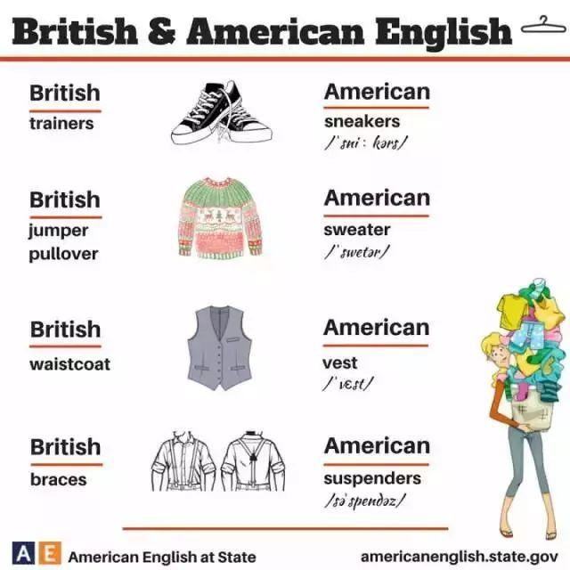 美式英语和英式英语的差别巨大吗（英式英语与美式英语的主要区别）(2)