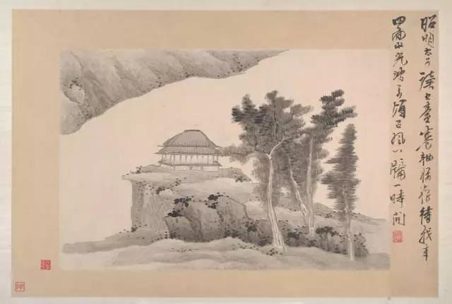 古代龚贤山水画临摹范本（千难万苦成就了他的傲世丹青）(90)
