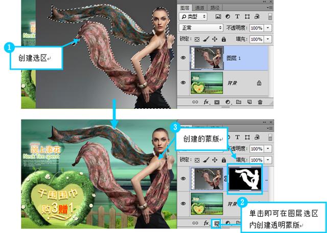 ps中的图层蒙版作用和应用方法（PS基础教程-Photoshop中图层蒙版的创建类型和操作方法）(3)
