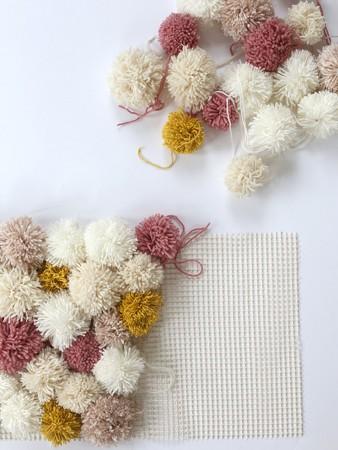 废毛线怎样自制地毯（家里用剩的毛线不要扔）(3)