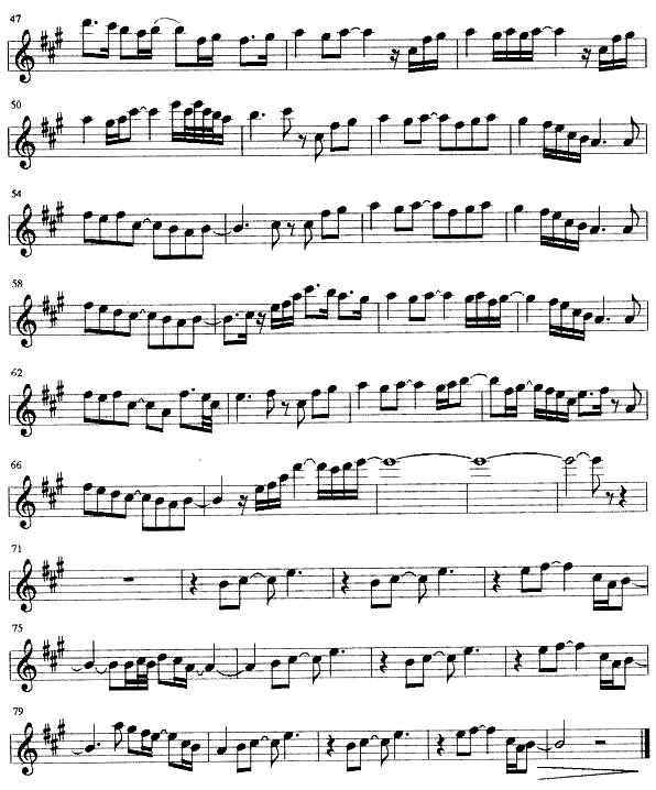 经典萨克斯名曲30首谱子（十大萨克斯名曲内有曲谱）(3)