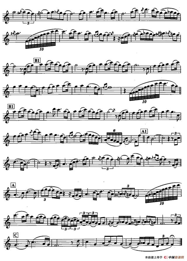 经典萨克斯名曲30首谱子（十大萨克斯名曲内有曲谱）(5)
