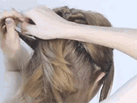短发造型扎发方法简单好看（6个短发扎发造型）(22)