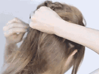 短发造型扎发方法简单好看（6个短发扎发造型）(23)