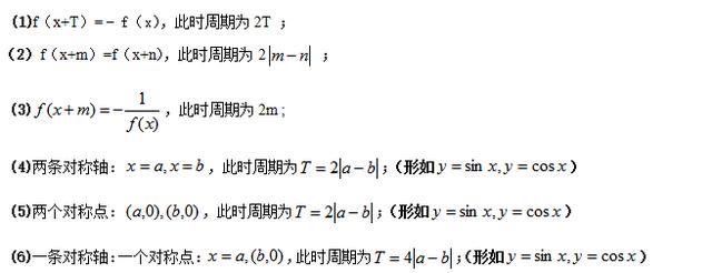 高中数学公式大全总结电子版（高中数学常用公式及结论）(15)