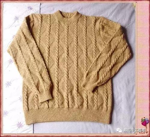 最新款男士毛衣编织款式（六款男士毛衣编织花样）(7)