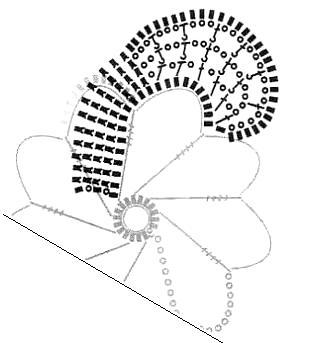 钩针编织花朵图案图解教程（100款漂亮手工针织花）(64)