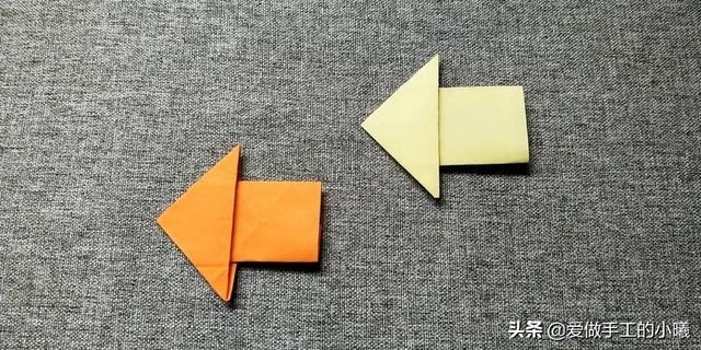 折纸大全教你折超级简单的书签（简单又实用的箭头书签）(1)