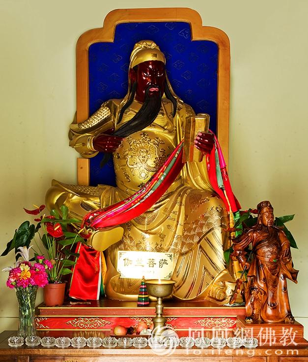 伽蓝菩萨坐像（让我们恭迎伽蓝菩萨圣诞）(16)