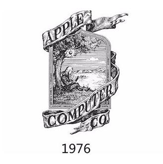 苹果经典logo（苹果的LOGO你见过几种）(1)