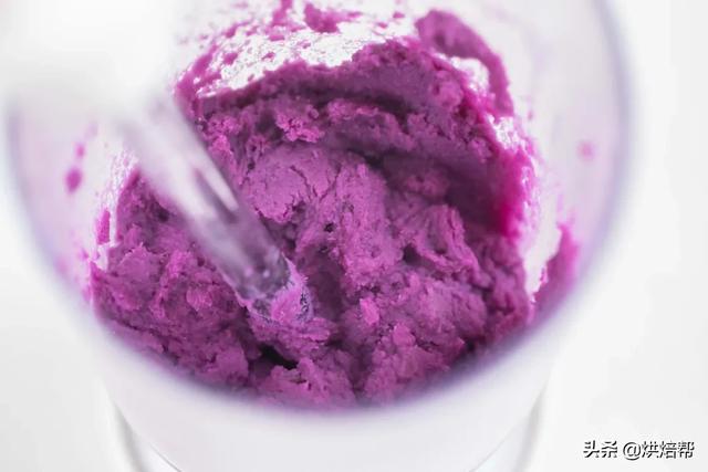 怎样做紫薯奶油糕（家里有牛奶就能做的甜品）(10)