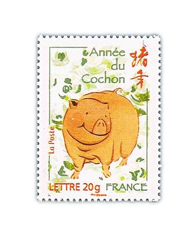 猪年邮票有哪些（盘点海外各国发行的生肖猪邮票）(3)