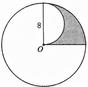 圆的阴影面积经典题（圆的阴影面积和周长经典题型）(13)