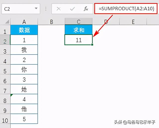 函数sumproduct（一个万能的函数）(1)