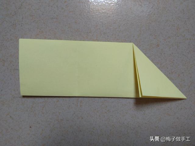 折纸简单纸房子（用两张正方形折纸教你折最简单的纸房子）(6)
