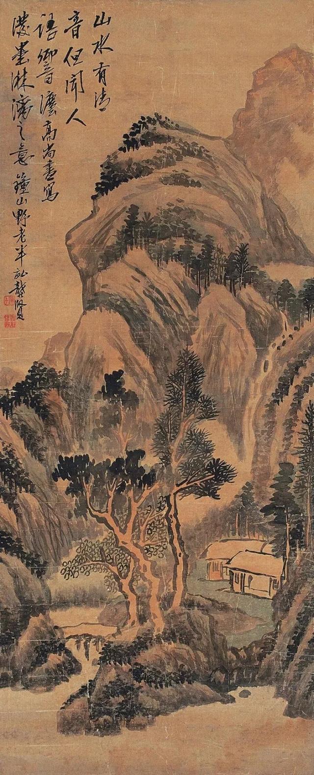 古代龚贤山水画临摹范本（千难万苦成就了他的傲世丹青）(16)