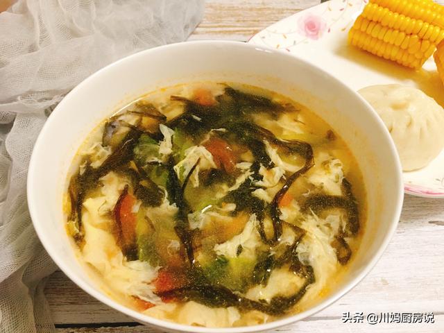 糖尿病人紫菜汤的做法（早上的咸汤如参汤）(1)
