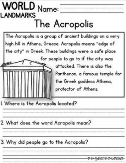 最初版英语书 英语原版阅读TheAcropolis(1)