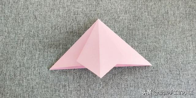 百合花花束折纸简单（唯美百合花折纸教程）(13)