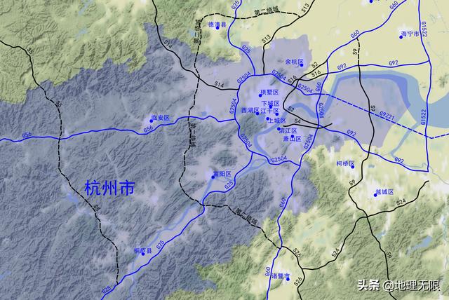 杭州市卫星三维地图（多维度高清地图认识杭州）(7)