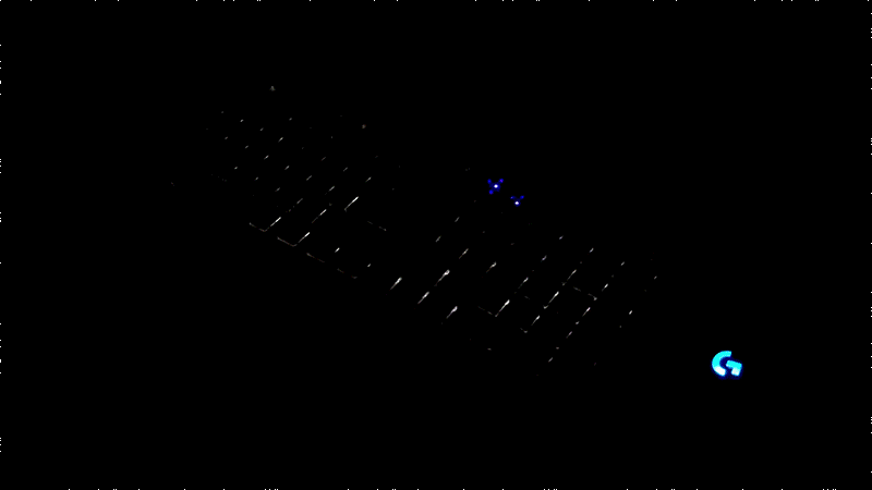 狼蛛黑色混光青轴机械键盘（金属质感全能矮轴）(25)