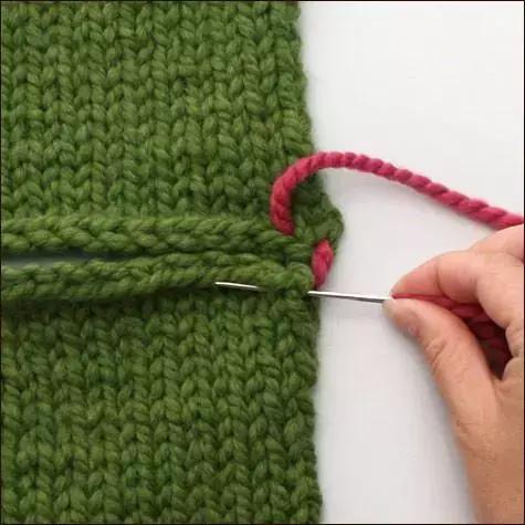毛衣长了怎么缝合好看的图解？编织棒针毛衣缝合基础(12)