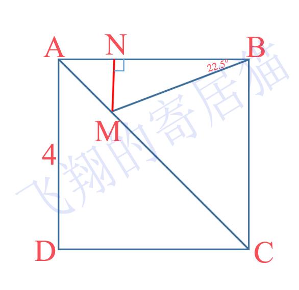 点到直线垂线段距离公式（正方形和特殊角度引发的问题）