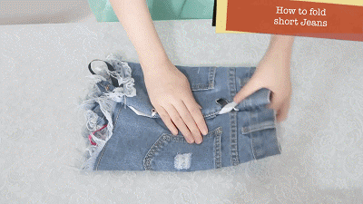 夏季衣服整理折叠方法（今日分享衣服的折叠方法）(17)