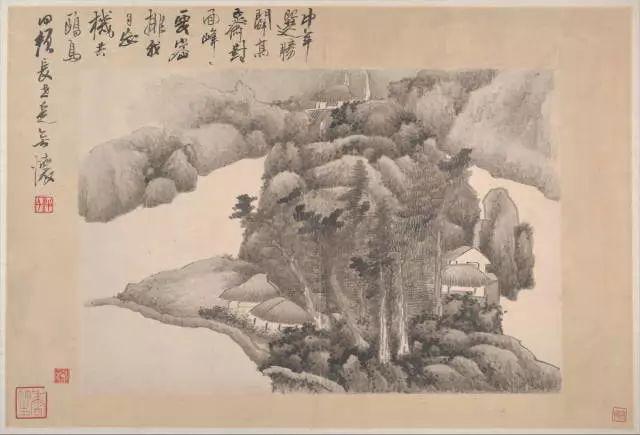 古代龚贤山水画临摹范本（千难万苦成就了他的傲世丹青）(80)
