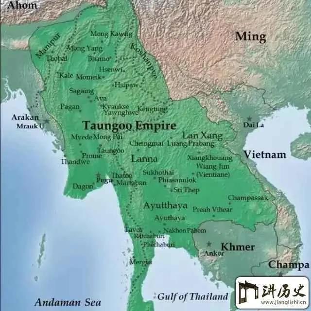 历史上越南与泰国的战争史（细读泰国史13---泰缅战争和阿瑜陀耶的覆灭）