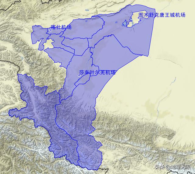 喀什地图最新（多维度高清地图认识喀什）(7)