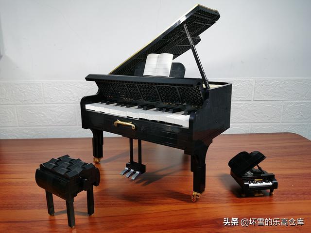 乐高老式钢琴（试玩会自动演奏的积木钢琴）(25)