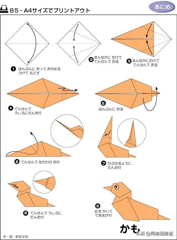 看图儿童能看懂的折纸教程书推荐（各种折纸方法图解）(4)
