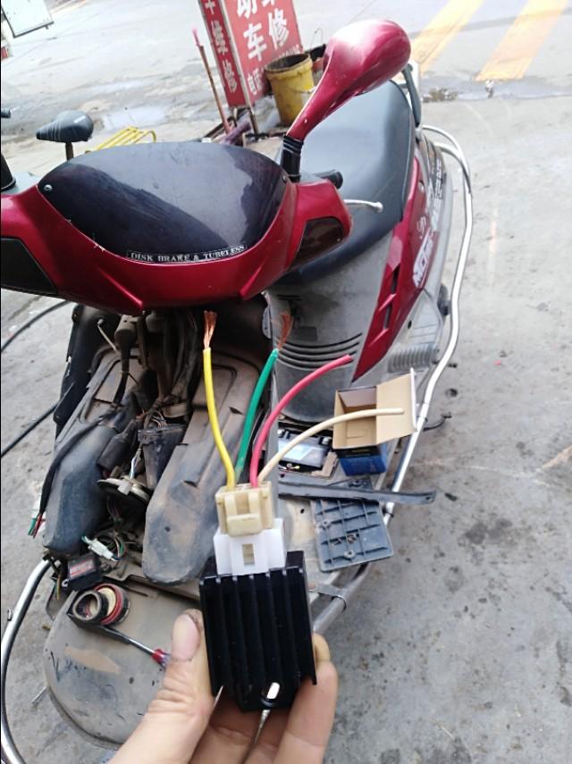 摩托车没电控怎么打火（经典豪迈摩托车维修不能电打火）(2)
