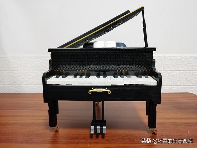 乐高老式钢琴（试玩会自动演奏的积木钢琴）(16)