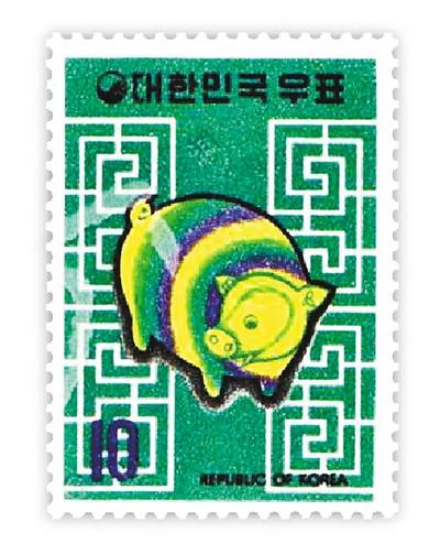 猪年邮票有哪些（盘点海外各国发行的生肖猪邮票）(1)