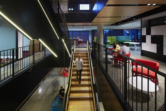 欧美办公楼空间设计有哪些（澳大利亚Fujitsu总部办公空间）(2)