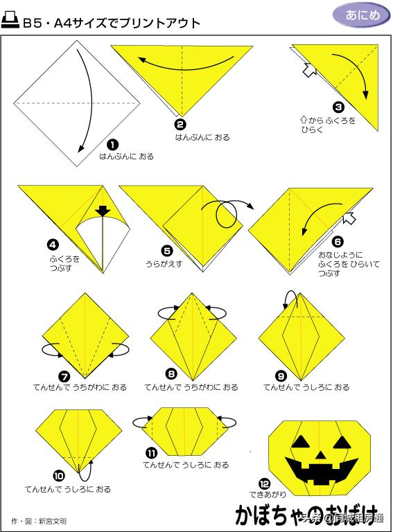 看图儿童能看懂的折纸教程书推荐（各种折纸方法图解）(31)