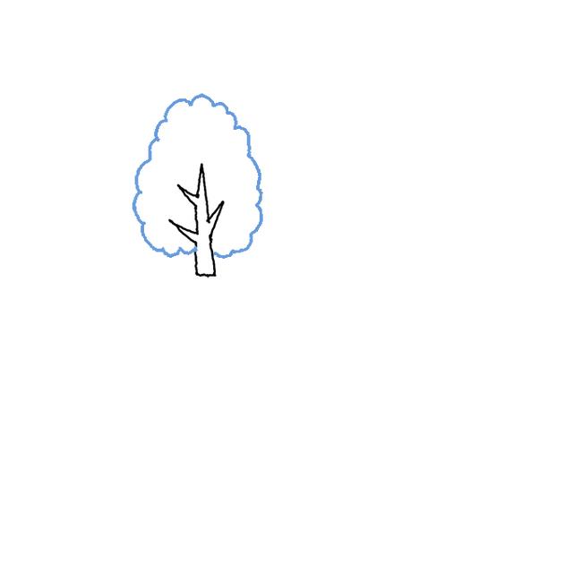 如何画树木简笔画（如何画树木简笔画）(3)