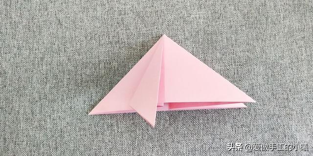 百合花花束折纸简单（唯美百合花折纸教程）(10)