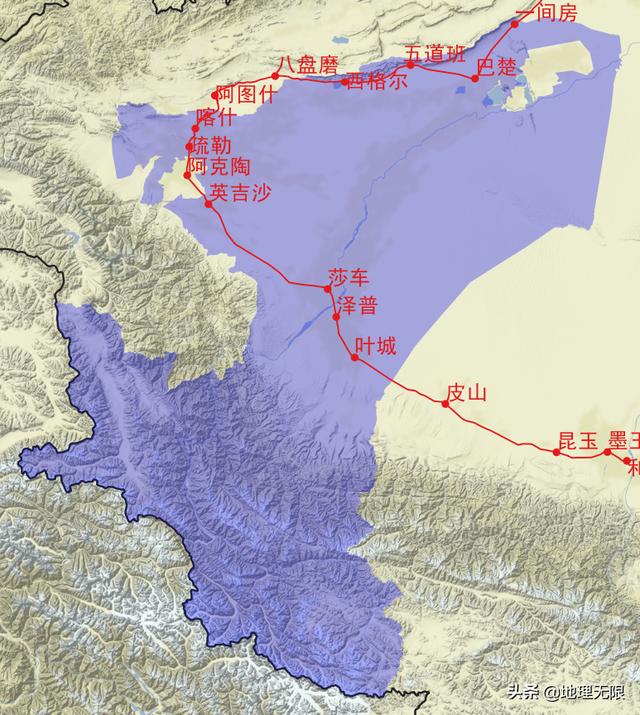 喀什地图最新（多维度高清地图认识喀什）(6)