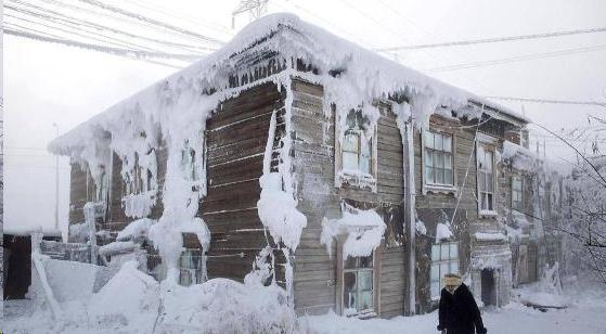 俄罗斯山区冬天最低温度（俄罗斯最冷的村庄）(1)