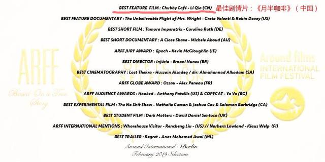 cafe奥斯卡提名电影免费展映（月半咖啡荣获ARFF环球国际电影节）(1)